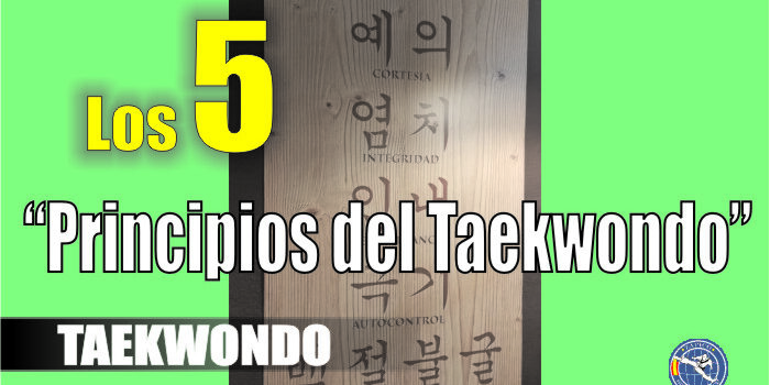 principios del taekwondo