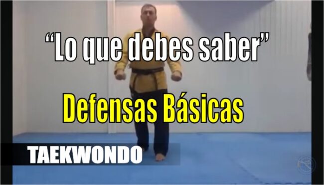 defensas basicas de taekwondo