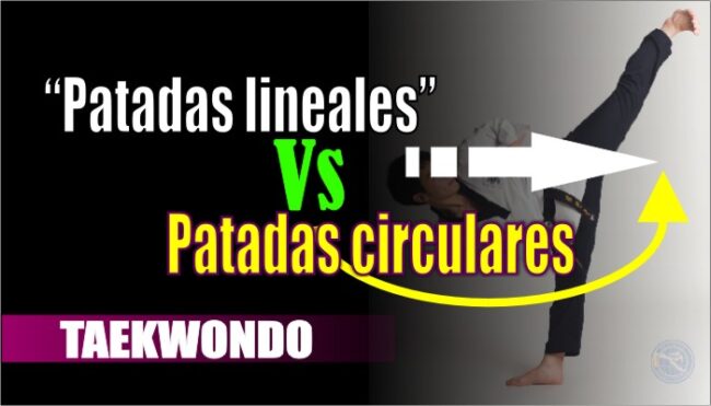 patadas circulares de taekwondo